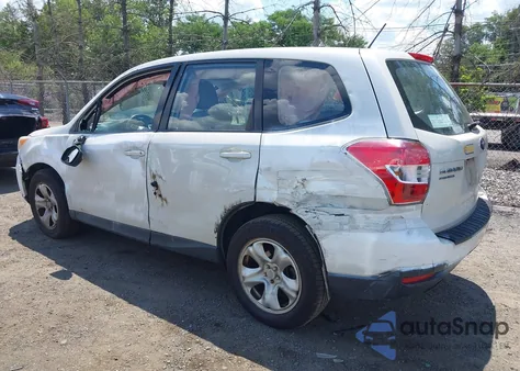 2015 Subaru Forester 2.5I from USA, damaged, VIN JF2SJAAC1FH586739